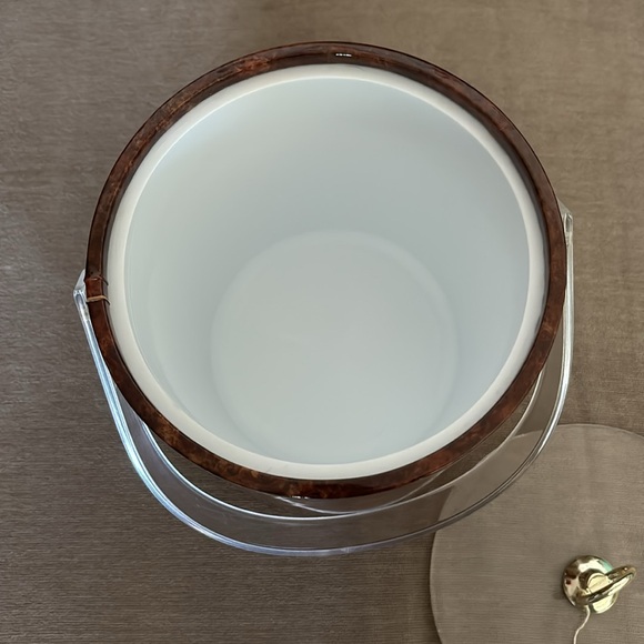 Vintage Mid Century Barware by Sigma Ice Bucket Brown - Picture 3 of 7